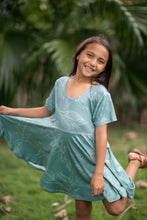Load image into Gallery viewer, Kamalii Dress-BOP (Green)-Keiki