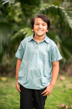 Load image into Gallery viewer, Aloha Golf Shirt-BOP (Green)-Keiki