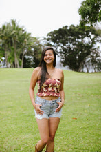 Load image into Gallery viewer, Meleana Tube Top-Hibiscus (Red)