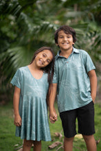 Load image into Gallery viewer, Aloha Golf Shirt-BOP (Green)-Keiki