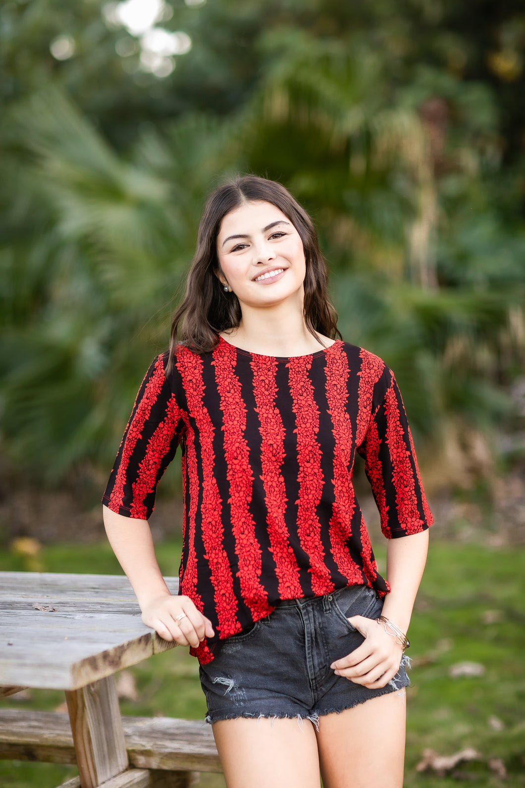 Anela Top-Liko Lehua (Red)