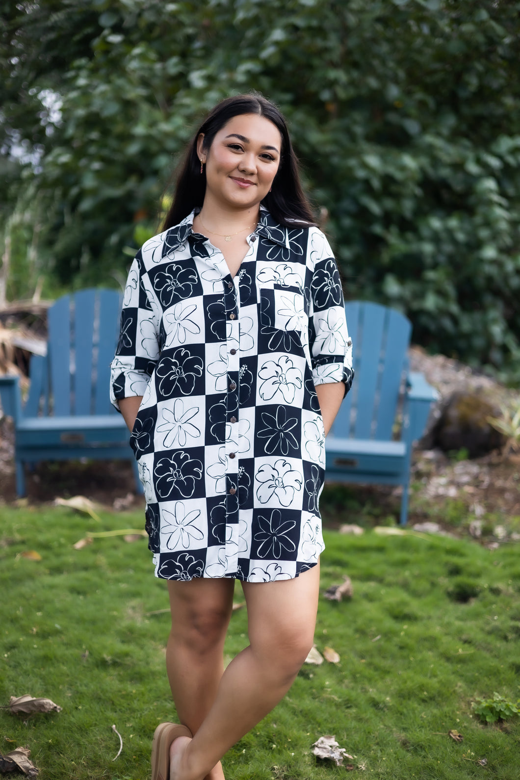Kahea Long Sleeve Dress-Pua