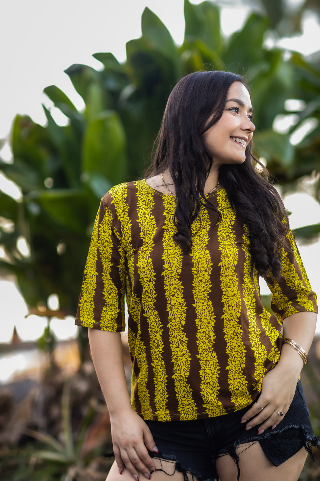 Anela Top-Liko Lehua (Yellow)