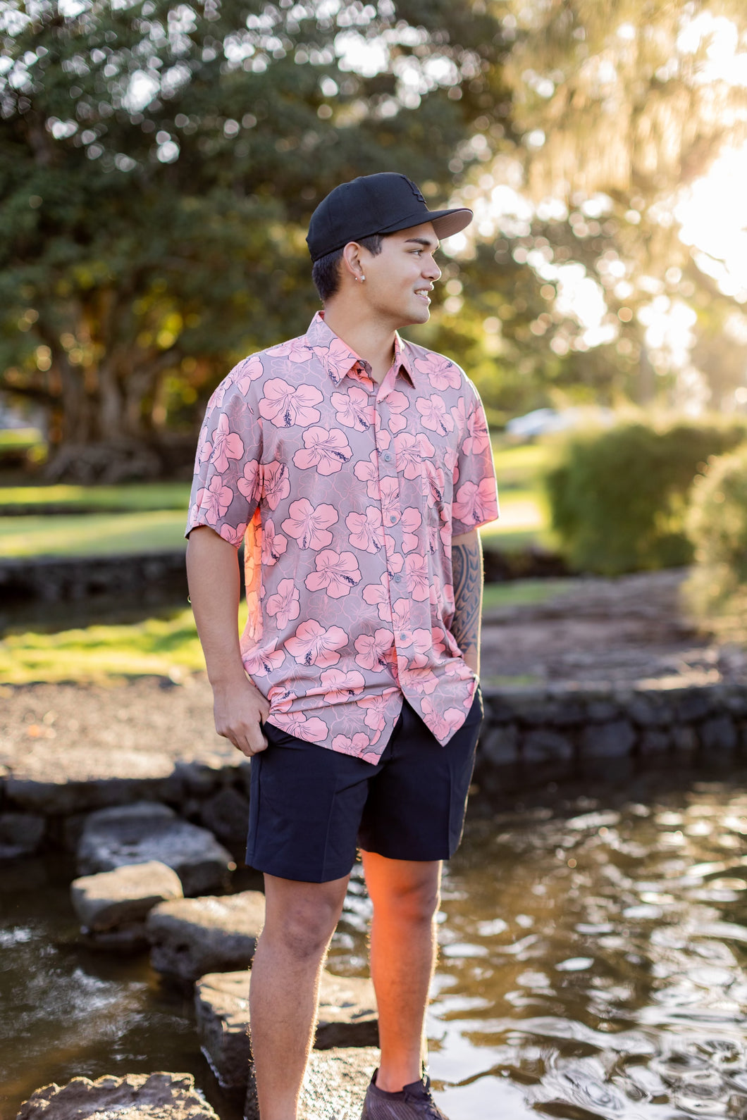 Aloha Shirt-Hibiscus