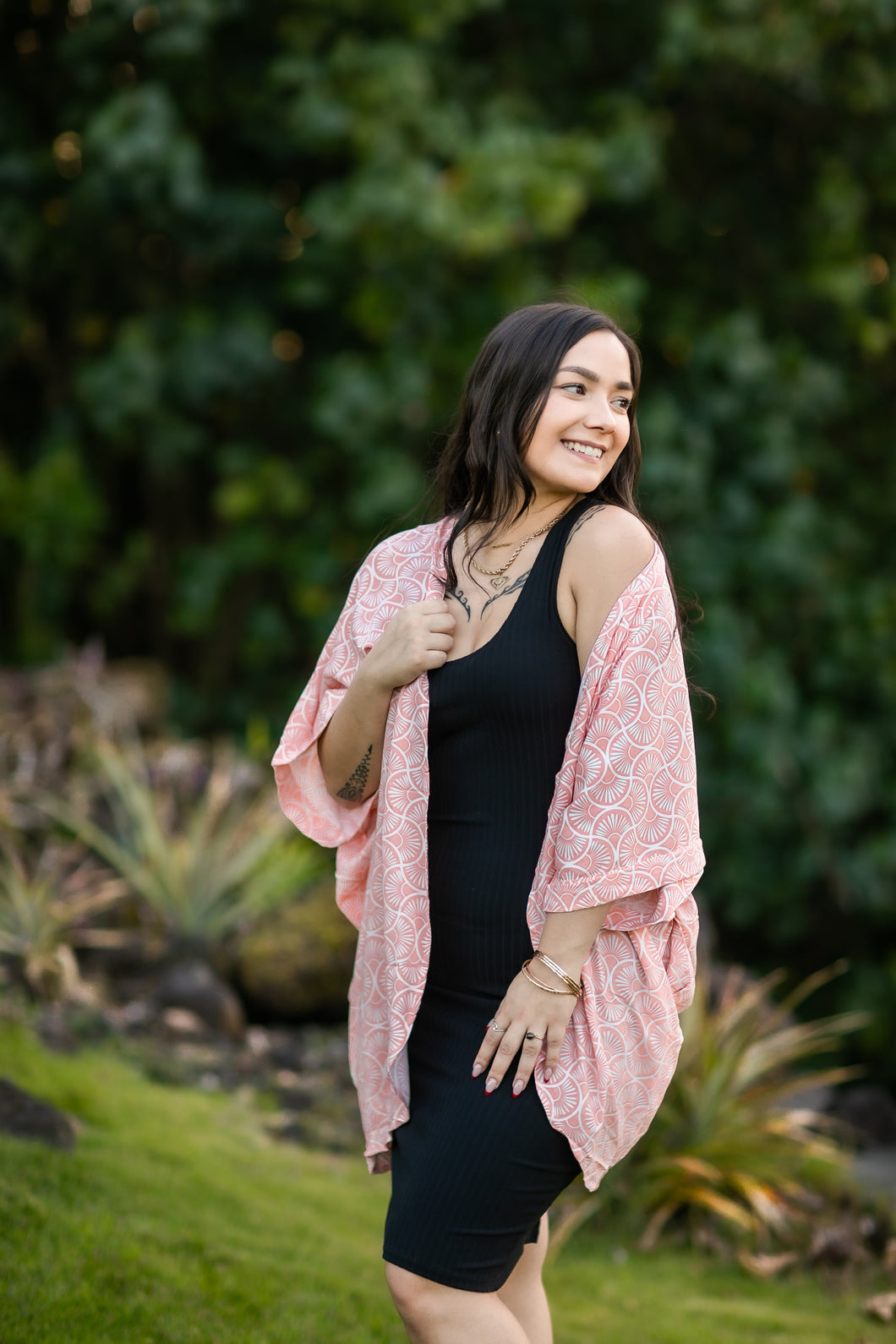 Mehana Kimono-Kupe'e (Pink)