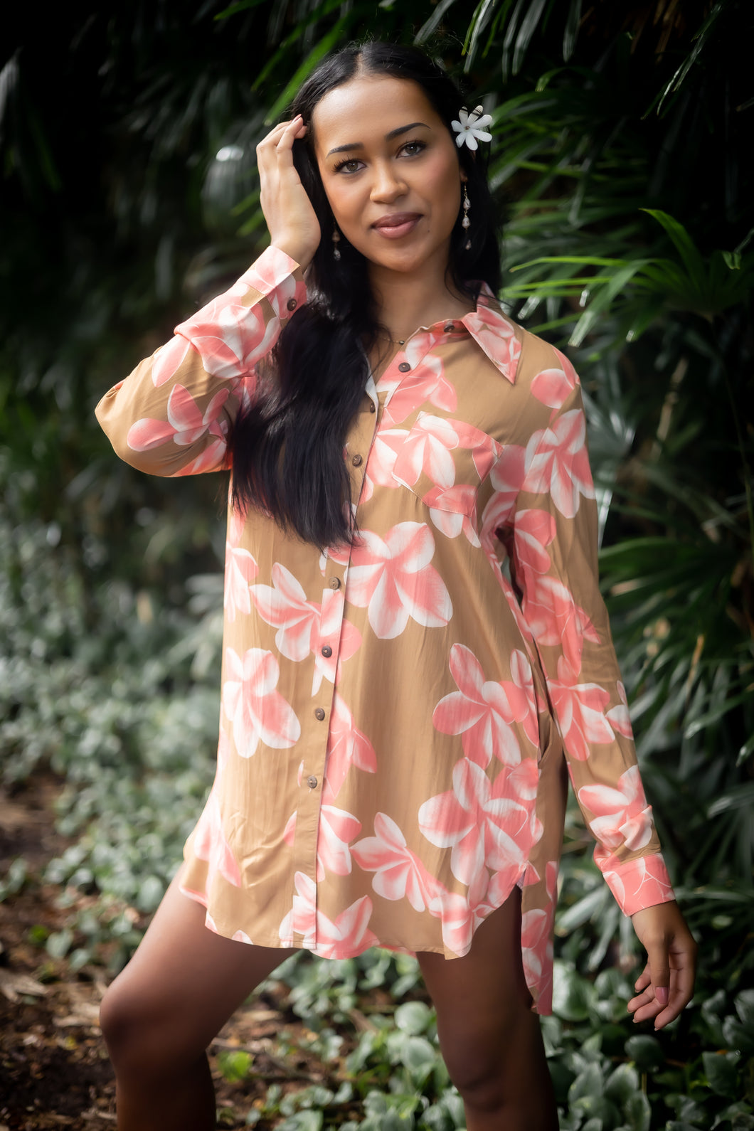 Kahea Dress-Plumeria