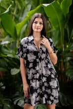 Load image into Gallery viewer, Kaulana Dress-Orchid (Black)

