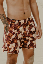 Load image into Gallery viewer, Koko Men&#39;s Swim Shorts - Hibiscus
