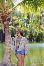 Load image into Gallery viewer, Ani Cover up-Hibiscus (Green)
