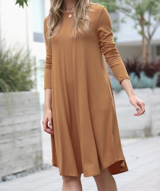 Keep You Close Long Sleeve Dress