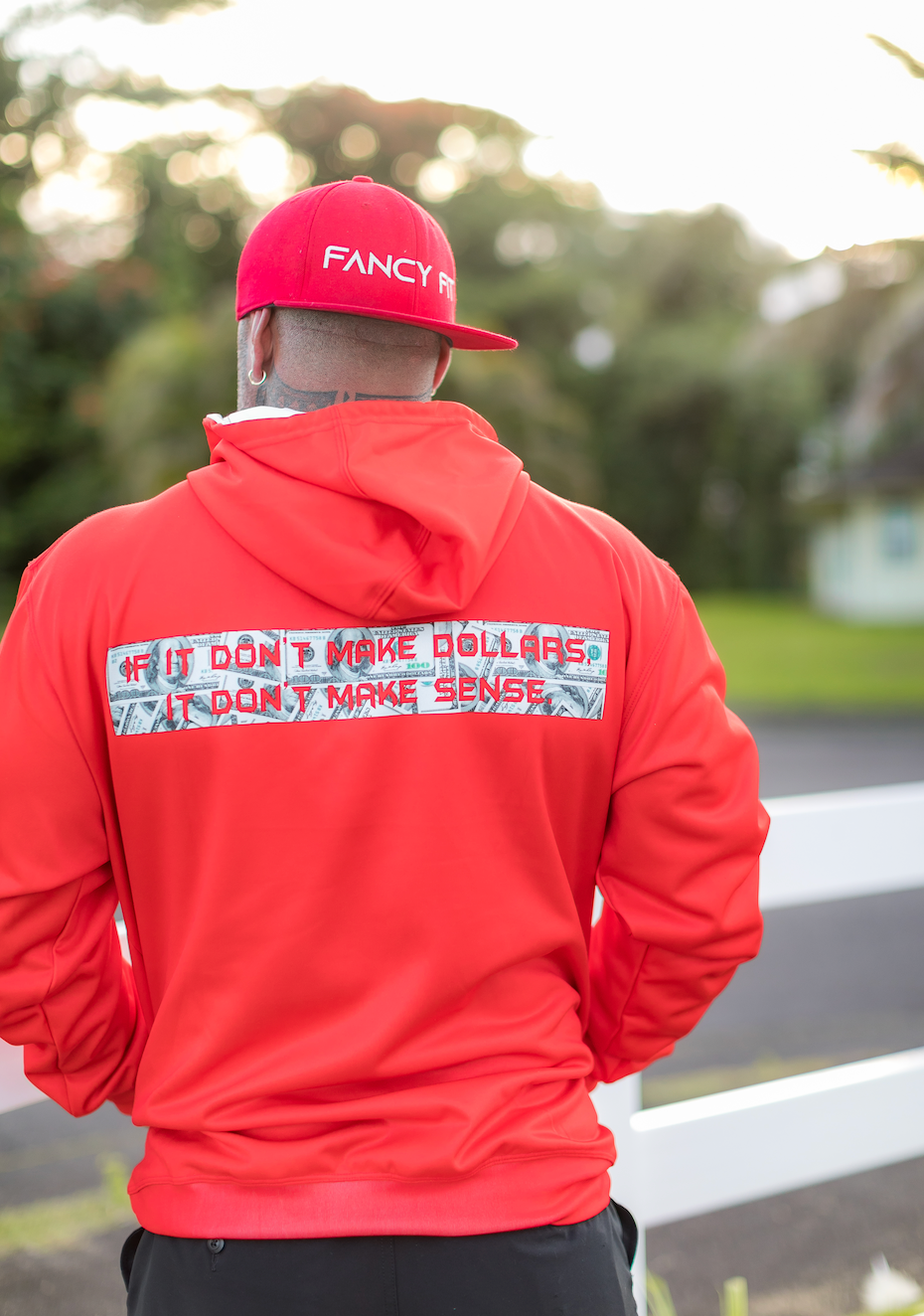 Fancy Money Hoodie Red