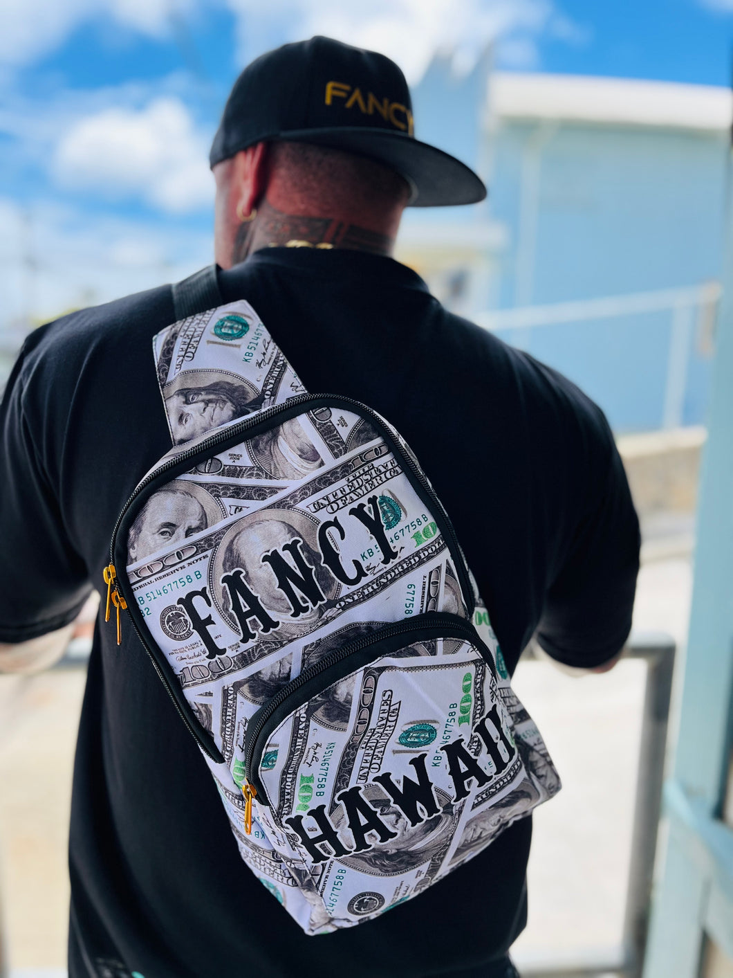 Fancy top messenger bag